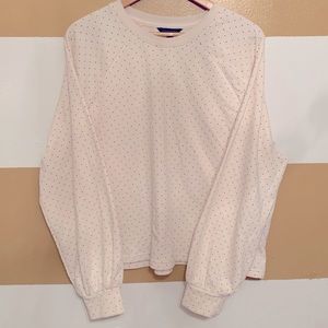 Polka Dot Cream Sweatshirt